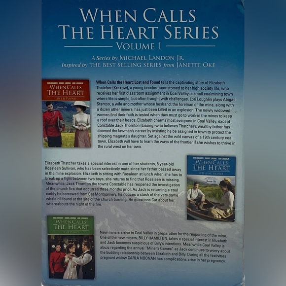 When Calls the Heart - Volume 1 - 3 DVD Set - New Sealed ( 2014, Hallmark) - Picture 5 of 16